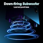 Nylavee Computer Speakers with Subwoofer, 2.1 Hi-Fi PC Speakers System with 6 Lighting Modes, Enhanced Bass, Plug and Play, USB/USB-C Powered and 3.5mm Aux in for Desktop, Monitor, Laptop, Tablet - Image 3