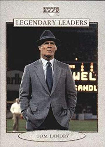 1997 UD Legends Football 140 Tom Landry Dallas Cowboys Official Upper Deck NFL Alumni Trading Card