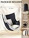 Chihee Hammock Chair Hanging Swing Max 500 Lbs 2 Cushions Included Steel Spreader Bar with Anti-Slip Grooves Portable Hanging Chair Side Pocket Large Macrame Bohemian Chair Indoor Outdoor
