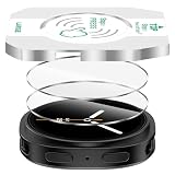 Diruite 2 Pezzi Pellicola Protettiva per Samsung Galaxy Watch 8 44mm Vetro Temperato,HD Pellicola Antigraffi Senza Bolle con Kit di Installazione di Allineamento Automatico Accessori,44mm