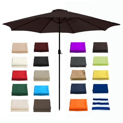 Toile de parasol de rechange imperméable UV 50+ pour table de marché