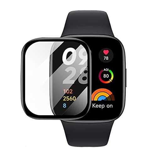 [2�Z�b�g]For Xiaomi Redmi Watch 3 �t�B�����yZENGZOUZ�z�ی�t�B�����t���ی� �����x�^�b�` �Ռ��z�� ��t�ȒP �C�A�Ȃ� �w��h�~ �����z�� ��U�h�~ �����ߗ� Xiaomi Redmi Watch 3 �t���ی�t�B����