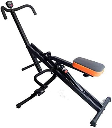 TOTAL CRUNCH Full Ab Body Fitness Horse Riding with Monitor and 12 Hydraulic Resistance Black