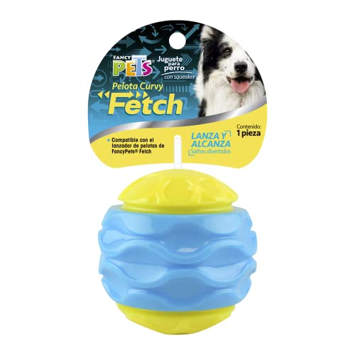 Reviews y listado de Fancy pets mexico tabla con los diez mejores. 33 Fancy Pets Pelota Fetch Curvy Color Azul con Sonido para Perro