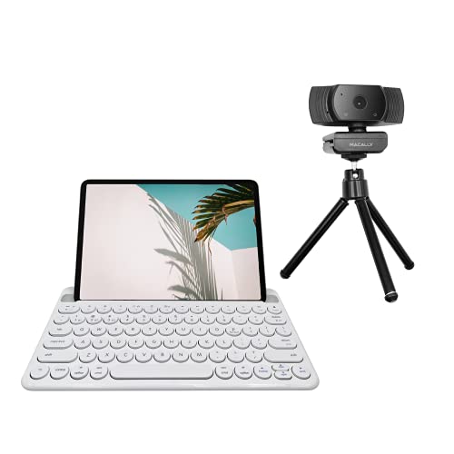 Macally Compact Bluetooth Keyboard and a 1080P Webcam, Get Ready to Work from Home