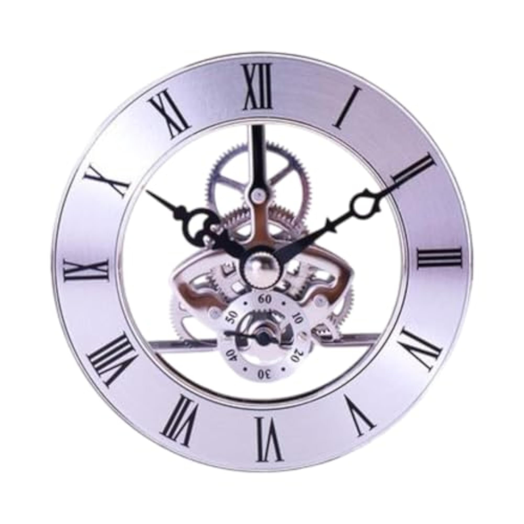 Round Clock Insert 12.6cm DIY Silent Inlaid Clock Head