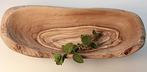 Figura Santa Cestino del Pane Baguette in Legno