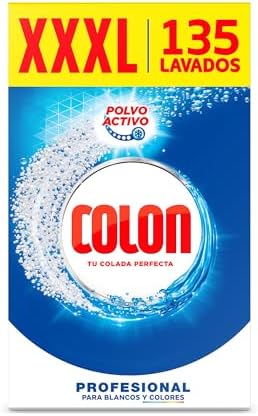 Colon Polvo Activo - Detergente para lavadora, adecuado para ropa...