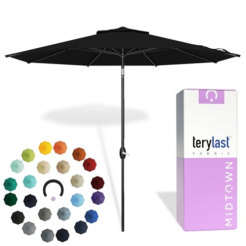 Pure Garden 8ft Tilt-Down Umbrella - Best Adjustable Shade