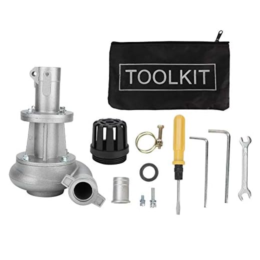 zhuolong Vattenpumphuvud, 26 mm 9 tänder aluminiumlegering gräsklippare vattenpumphuvud reservdel tillbehör passar för Honda