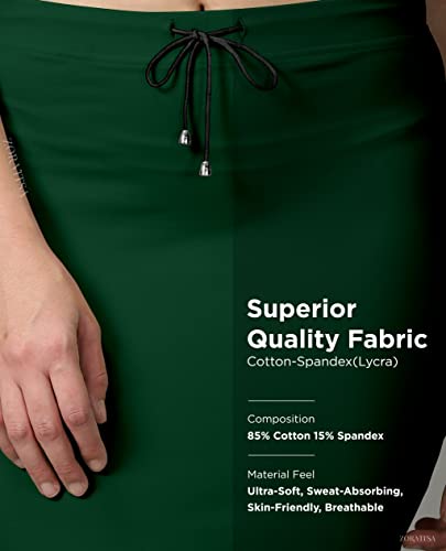 Image of ZORNITSA Cotton Lycra Saree Shapewear Petticoat for Women, Stretchable Saree Shaper Petticoat Inskirt, Shape wear Dress for Saree, Skirts