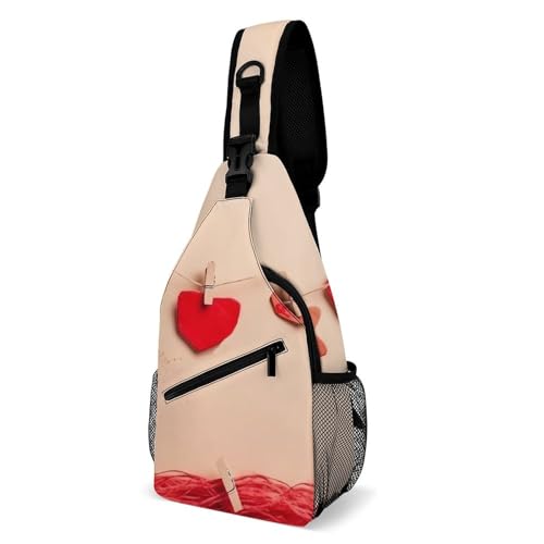 Bolso tipo sling casual para hiking y uso diario
