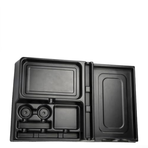 Hosrivae Base de soporte para ruedas de bicicleta para mantenimiento, bandeja de herramientas de reparación de plástico con 150 x 260 mm, estable, compacta, 445 x 290 x 45 mm y 310 g, color negro