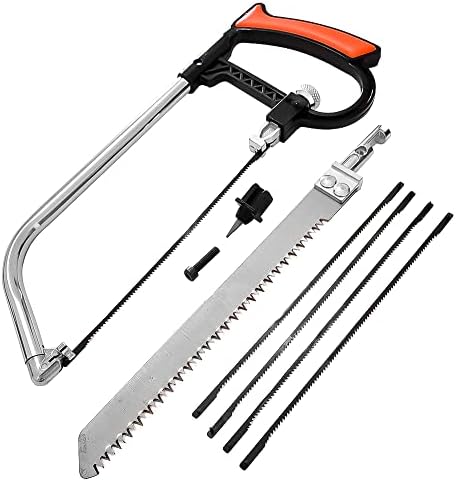 Kit Completo Arco Com 06 Serras Manual Mini Serrote Multifunciona...