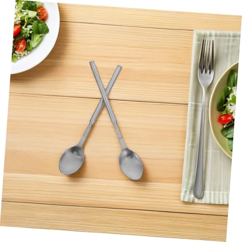 Cucharas ajustables de acero inoxidable PRETYZOOM, utensilios robustos de cocina 6