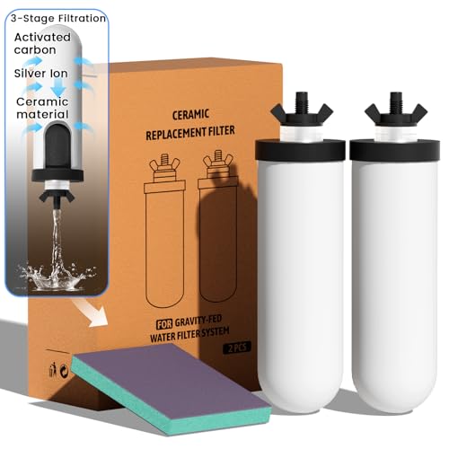 3-Stage Filtration Ceramic Purification Elements (2 Pack)
