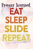  Prayer Journal Eat Sleep Slide Repeat Western Rider Reining Sliding Stop Nice: Faith Based Gifts,For Women, Dayspring Journals, Prayerful Planner, Devotional Calendar