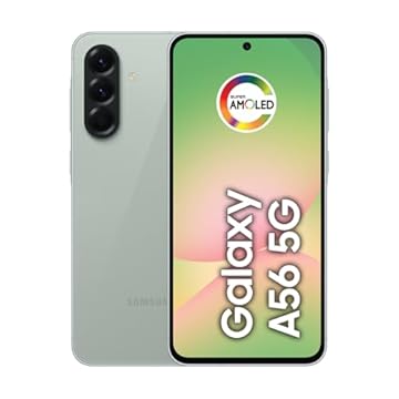 Smartphone Samsung Galaxy A56 5G 256GB, 8GB RAM, Câmera 50MP, IP67, Super AMOLED 6.7", Recursos AI, Verde