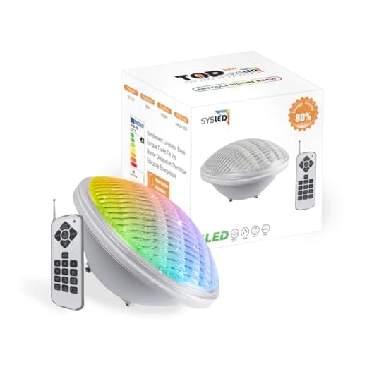 Sysled - Proyector Para Piscina, 35 W, Color Rgb 441 Led