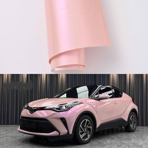 Film vinyle voiture anti-bulles rouge brillant protection carrosserie 150x30