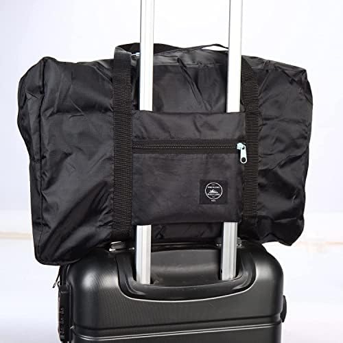marksome lightweight collapsible portable travel bag for men ,women,travel,cloth,shopping (BLACK 2pack) 2 marksome lightweight collapsible portable travel bag for men ,women,travel,cloth,shopping (BLACK 2pack)
