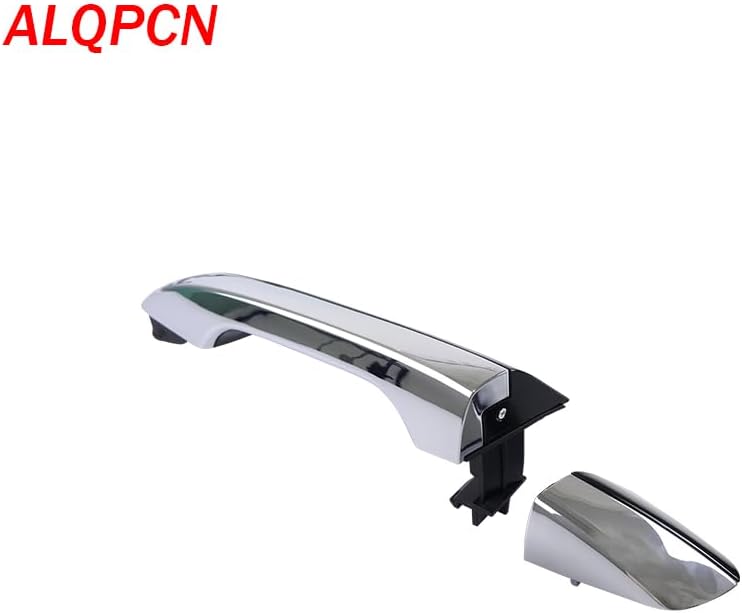 Rear Left Exterior Door Handle Chrome with Black Painted Compatible with Kia Optima 2016-2019
