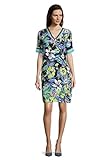  Betty Barclay Damen 1025/1266 Kleid, Mehrfarbig (Dark Blue/Green 8857), (Herstellergröße: 46)