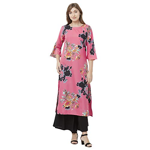 Image of ANNI Designer Women's Crepe Regular Kurta