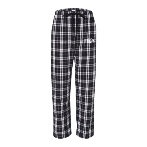 Pi Kappa Alpha Black Plaid Flannel Pants Pike