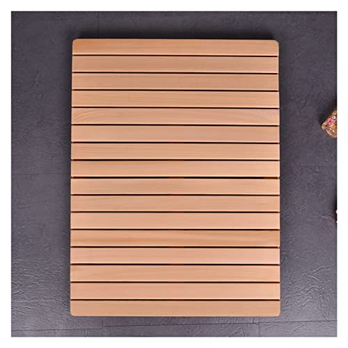Coussin de pied imperméable en bois authentique pour douche moderne - 2