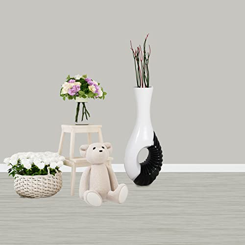Tall Floor Vase, Black And White Large Floor Vase, 43 Inch Vase, Tall Vase For Home Décor, Interior Decoration, Modern Floor Vase, Tall Vases For Floor #TOP1