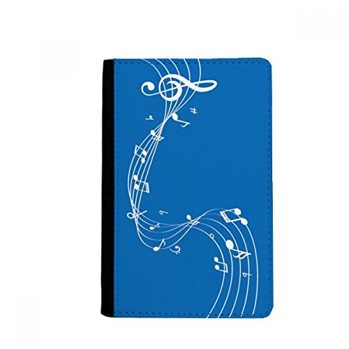 DIYthinker Dancg 5-le Staff Blue Passport Holder Notecase Burse Wallet Cover Card Purse