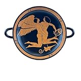 Costruzione in vera argilla ceramica: realizzata in argilla naturale, cotta e decorata con classici dettagli a figure nere per autenticità e bellezza senza tempo.
