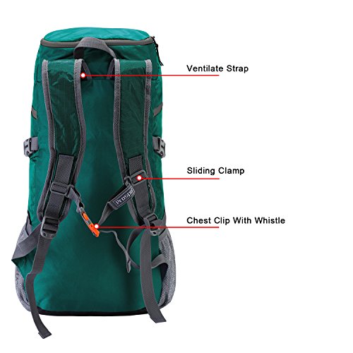 Prospo 40L Lightweight Foldable Hiking Backpack Camping Backpack Climbing Bag Large Packable Travel Daypack for Hiking Camping - Image 5