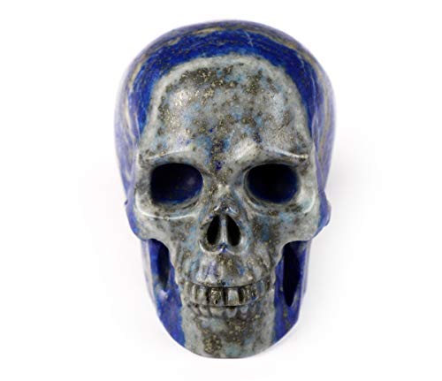 Escultura de Calavera de Lapislázuli 2.0 Pulgadas miniatura 2