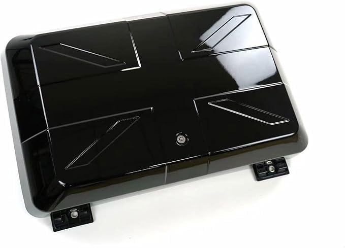 Glossy Black Exterior Side Mounted Gear Carrier Box Fits for LR Defender 110 90 130 2020 2021 2022 2023 2024 2025 2026