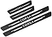 4 Pièces Fibre Carbone Voiture Seuil Porte Plaques pour Opel Corsa D A B C E F OPC 2017-2021, Plinthes pédale de Couverture Anti-Rayures Accessoires auto