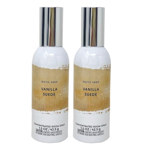 Bath and Body Work Vanilla Suede 2 Pack Concentrate Room Spray Bundle - 1.5 oz / 42.5 g each