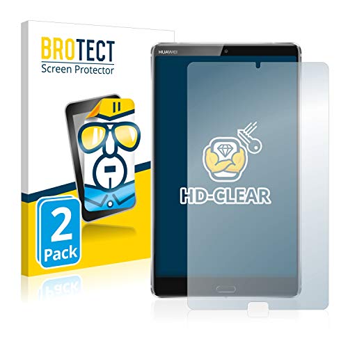 BROTECT Protector Pantalla para Huawei MediaPad M5 8.4 Protector Transparente (2 Unidades) Anti-Huellas