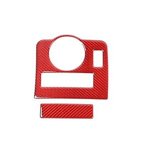 HEJun 2 stks/set auto interieur decoratie carbonvezel koplamp schakelpaneel trim sticker fit voor Ford Mustang 2009-2013…