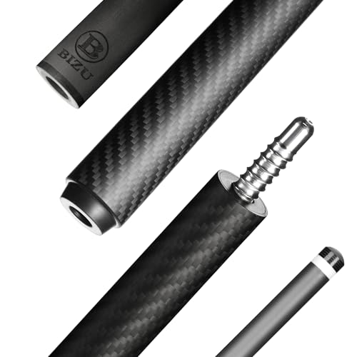 Taco de billar BIZU Mars Impact 58" Fibra de carbono 12.5mm punta miniatura 3