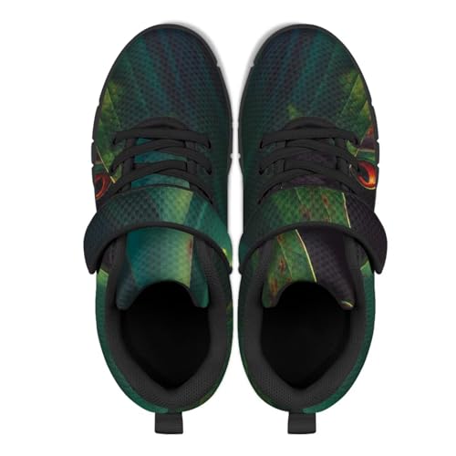 Retro Rooster Shoes for Boys Girls Slip on Sneakers Lightweight Knitted Mesh Sports Lightweight Running Athletic Hook and Loop Sneakers2