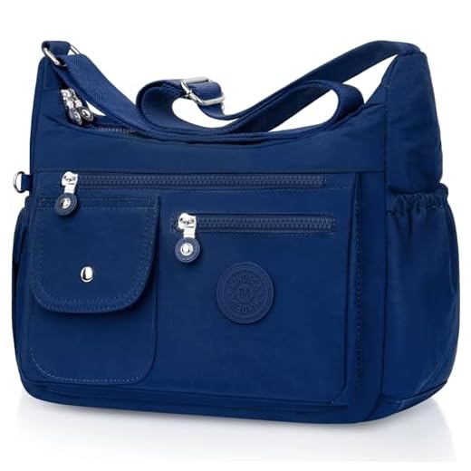 BTNEEU Sac Bandoulière Femme Nylon Sacs a Main Femmes Grand Impermeable Sacoche Multipoches Loisir Sacoches Messenger avec Bandoulière Réglable Besace pour Shopping, Travail, Voyage