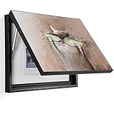 Panel eléctrico oculto para arte de pared, caja decorativa con interruptor abatible oculta pinturas, ideal para restaurantes y espacios creativos