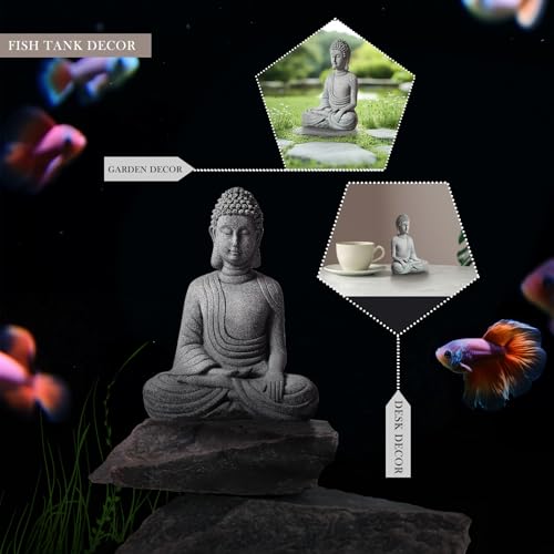 Figura de Buda Pequeña de Piedra para Decoración miniatura 4