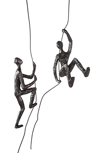 Skulptur Kletterer Deko Kletterer