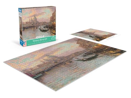 Rompecabezas Ceaco - Thomas Kinkade - Venecia - 1000 piezas - Actividad relajante y divertida para adultos miniatura 4