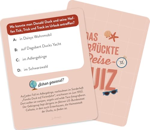 Das verrückte Reise-Quiz: Unnützes Wissen für Weltenbummler ¿ 50 Karten | Tolles Reise-Geschenk für Weltenbummler