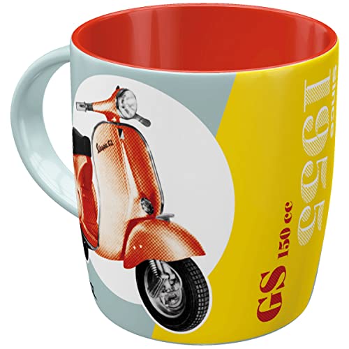 WE LOVE RETRO: tazza da caffè con design vintage e stampa esterna pregiata
