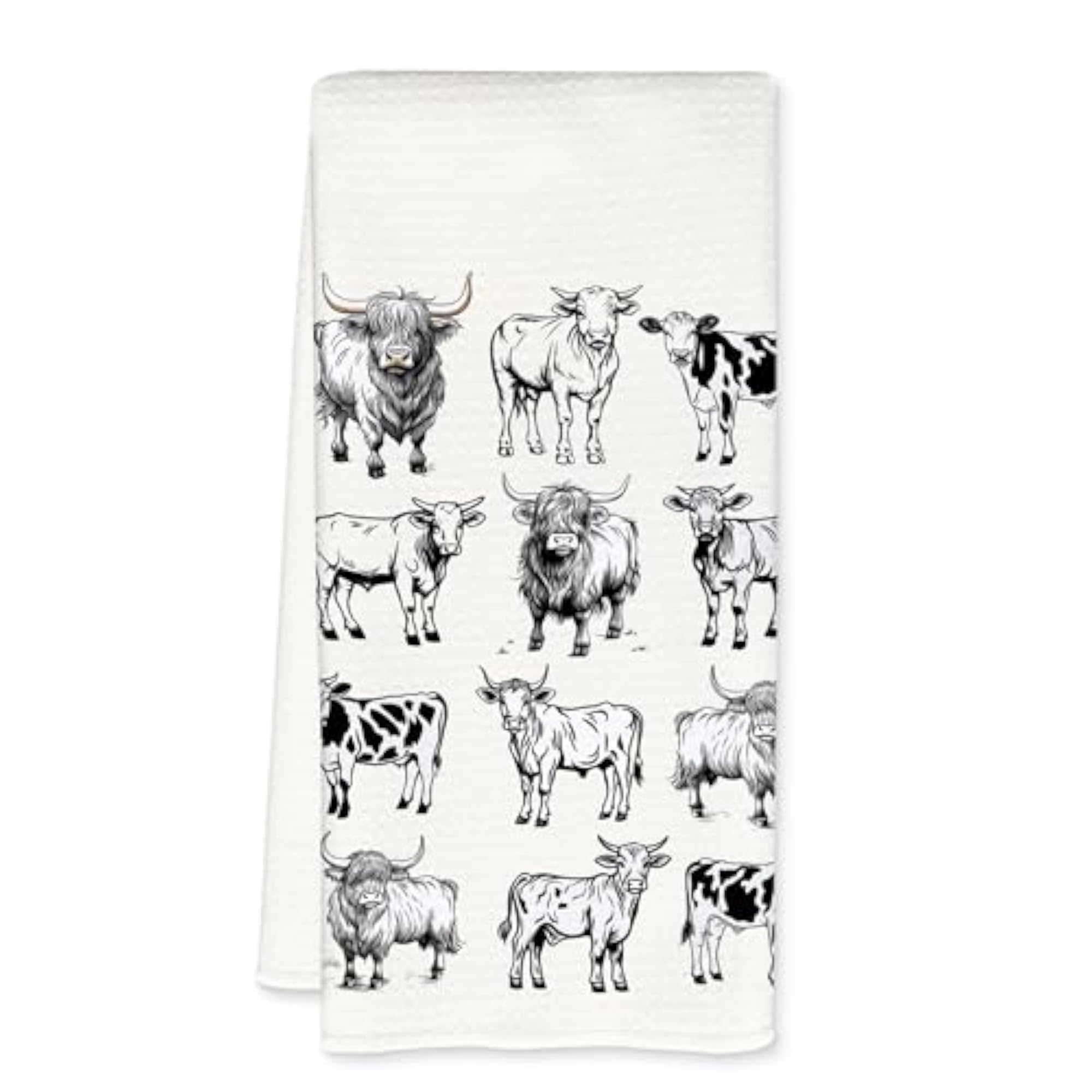 Cow Gifts Kitchen Towels, Decorative Hand Towels